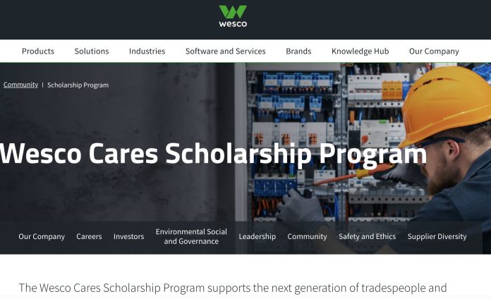 wesco shares scholarshiip